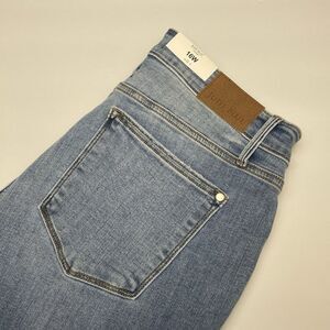 NWT Judy Blue Green Hills Mid‎ Rise Peek A Boot Flare Jeans Sz 16W Blue Stretch